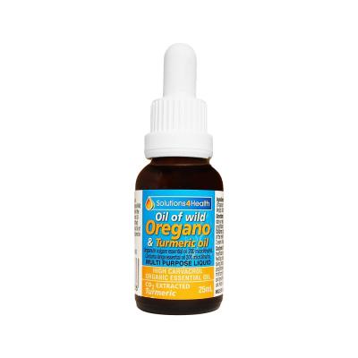 Solutions 4 Health Oil of Wild Oregano & Turmeric Oil 25ml